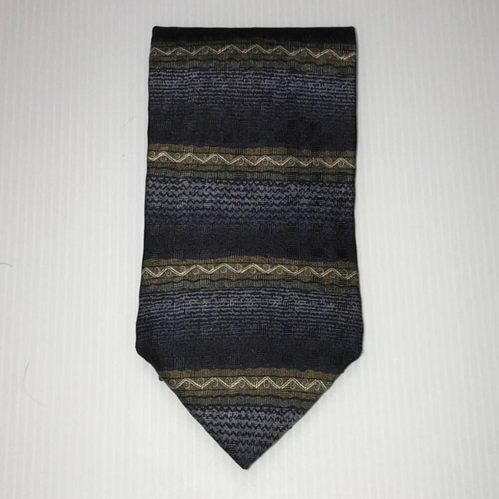 Classic by Axis Vintage striped Silk Wide Necktie